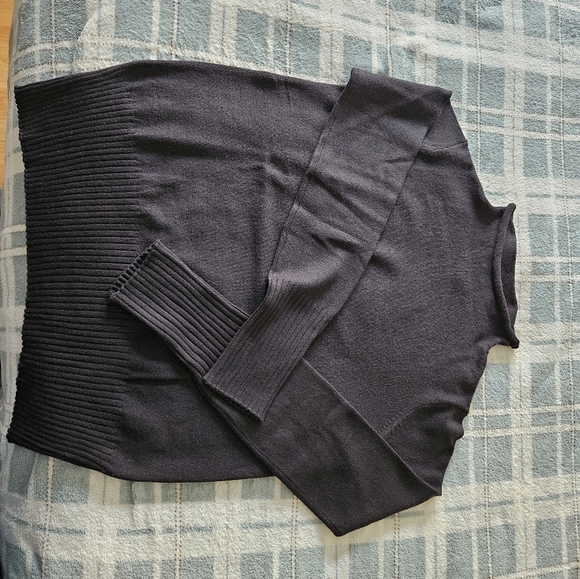 French Connection Soft Rollneck Sweater - Black Size L - Picture 11 of 11